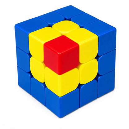 ShengShou Unicorn 3×3 Learning Cube – Stickerless Magic Puzzle Cube for Kids & Beginners