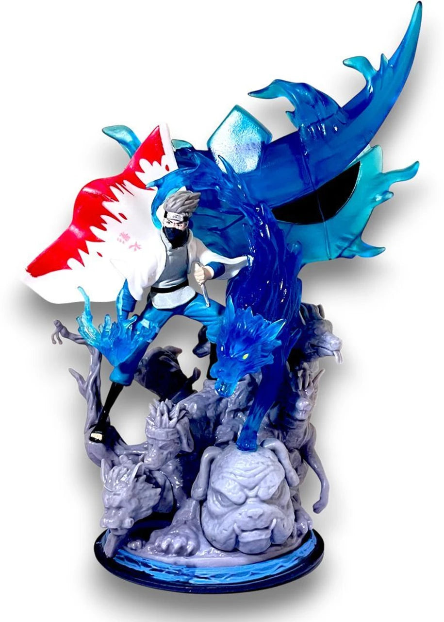 Kakashi Hatake Susanoo Action Figure – 22cm Naruto Anime Collectible Statue with Energy Effect Base
