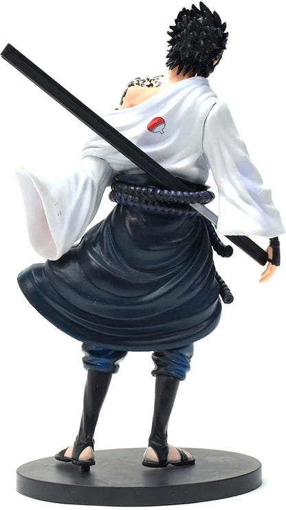 Daiyamondo Sasuke Uchiha Naruto Figure Anime Collectible Desk Decor Statue (White)