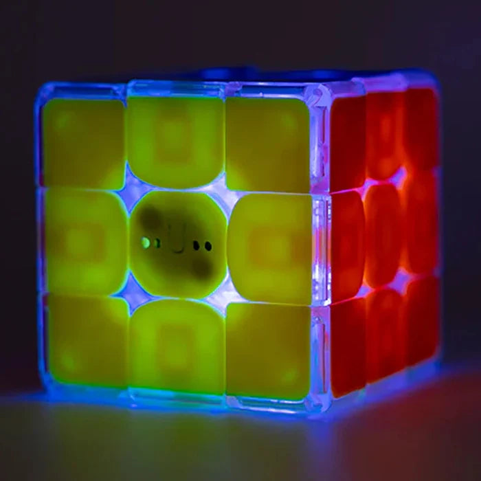 ShengShou Lustrous Light-Up 3×3 Magnetic Speed Cube – LED Glow Magic Puzzle Cube for Kids & Adults