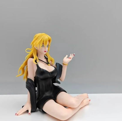 Detective Conan Vermouth (Belmod) Smoking Sitting Pose Figure – 15cm Anime Collectible