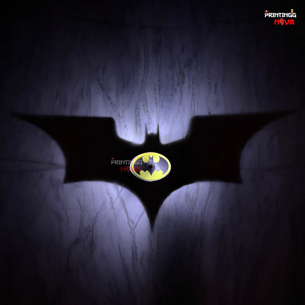 Batman Logo Shadow LED Wall Lamp – Limited Edition DC-Inspired Night Light