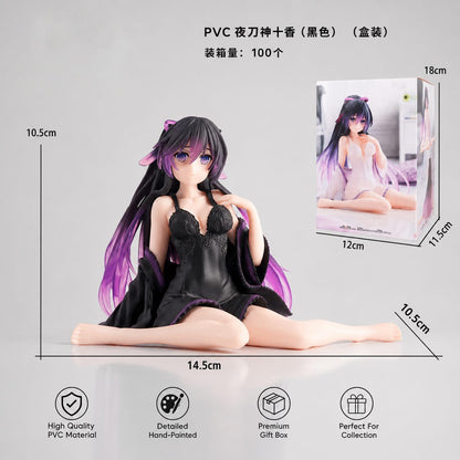 Date A Live Tohka Yatogami Sitting Nightdress Figure – 12cm Relax Pose Anime Collectible