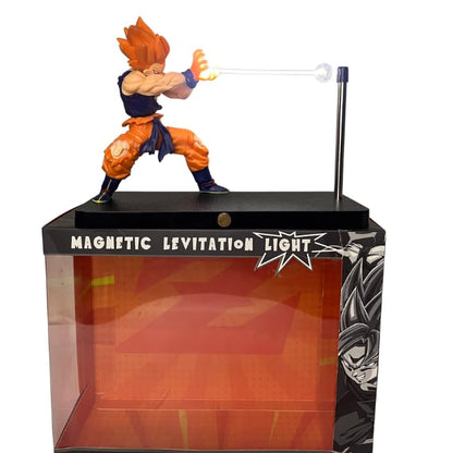 Dragon Ball Z Goku Magnetic Levitation LED Lamp – Anime Night Light with Induction Switch for Bedroom & Gaming Room