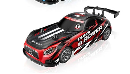 High-Speed Drift RC Racing Car with Extra Tires & Traffic Cones – Remote Control Drift Car (Multicolor)