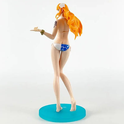 One Piece Nami Beach Bikini Action Figure – 23cm Premium Standing Pose Collectible