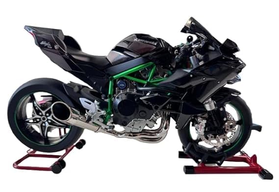 Kawasaki Ninja H2R 1:6 Scale Die-Cast Motorcycle – Metal Superbike with Smoke, LED Lights & Engine Sound