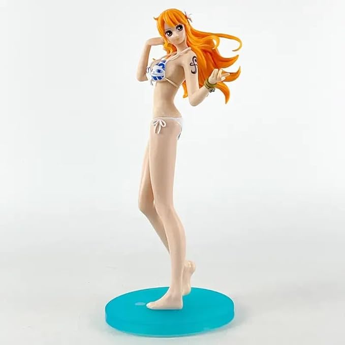 One Piece Nami Beach Bikini Action Figure – 23cm Premium Standing Pose Collectible