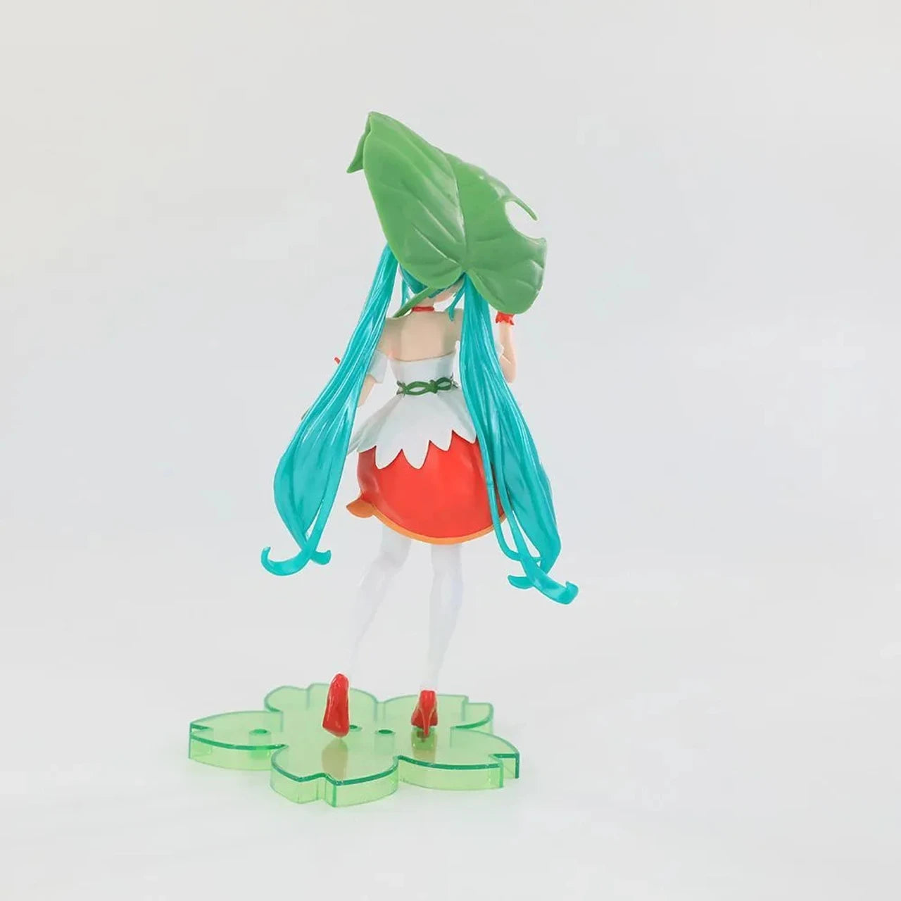 GT Gala Time Hatsune Miku Green Leaf Tumbelina Collectible Figure – Cute Multicolor Anime Statue