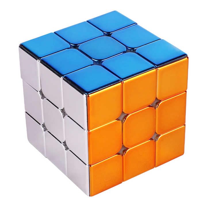 HAWKISTER ShengShou Legend 3×3 M Magnetic Metallic Plated Mirror Reflective Stickerless Speed Cube for Kids