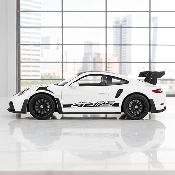 Royal Cellar 1:24 RC Drift Car – 4WD 20KM/H High-Speed Remote Control Racing Car with LED Lights (Sparking Porsche)