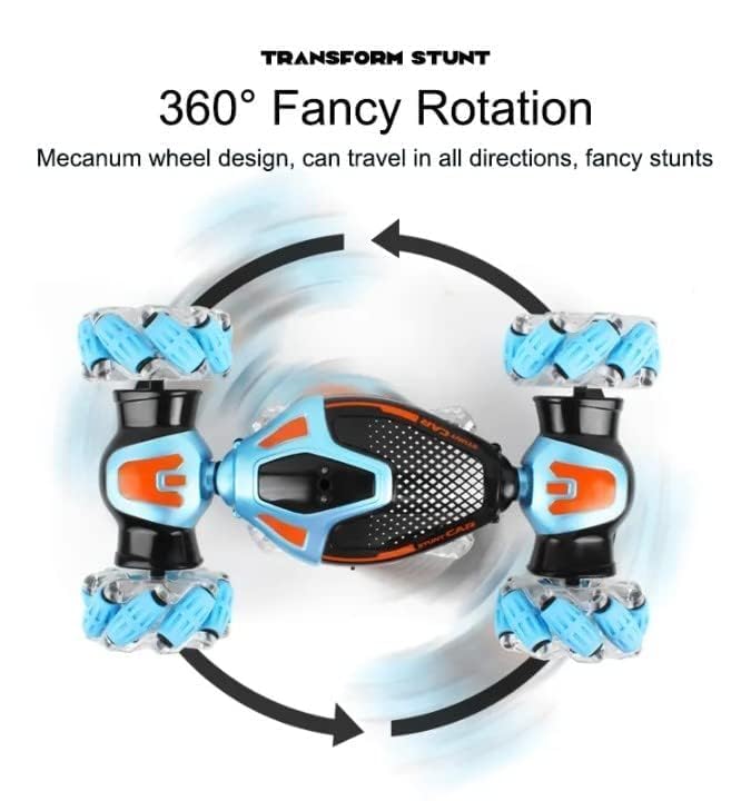 A1 RC Stunt Car – 2.4GHz 4WD Gesture Sensor Car with 360° Flips, Lights & Music