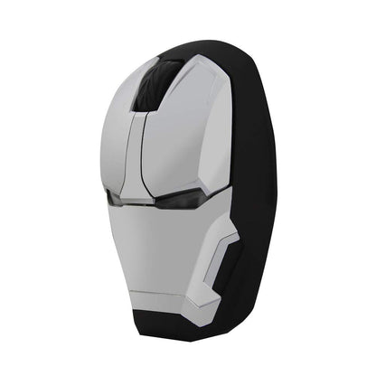 Iron Man Wireless Silent Optical Mouse – 2.4GHz Adjustable DPI LED Mouse (Silver Edition) | AnimeLegacy