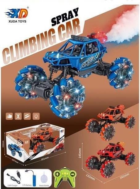 Cool Spray RC Car Toy – Remote Control Climbing Vehicle with Spray Effect for Kids 5+
