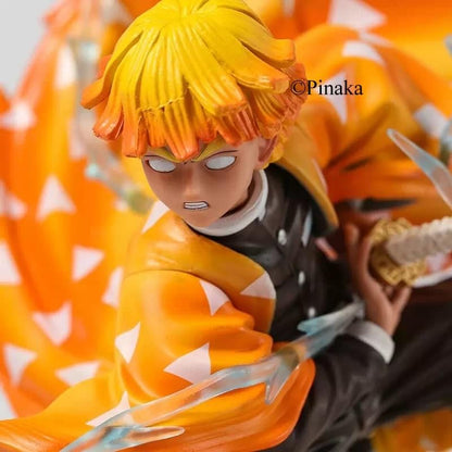 Zenitsu Agatsuma Thunder Breathing LED Statue – 31cm Premium Demon Slayer Collectible Figure