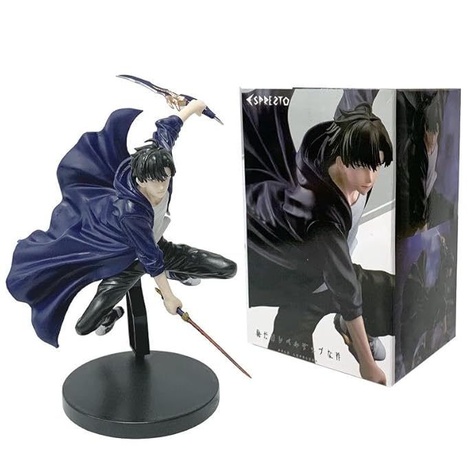 Sung Jin-Woo Dual Sword Edition Figure – 18cm Premium Solo Leveling Collectible Statue