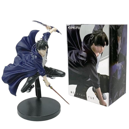 Sung Jin-Woo Dual Sword Edition Figure – 18cm Premium Solo Leveling Collectible Statue