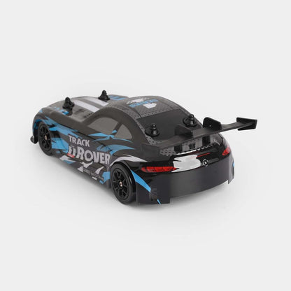 High-Speed Drift RC Racing Car with Extra Tires & Traffic Cones – Remote Control Drift Car (Multicolor)