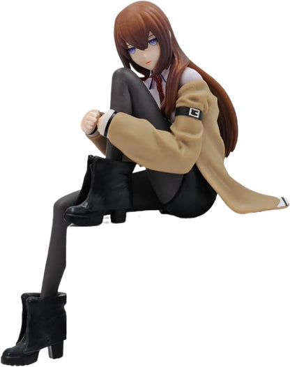 Makise Kurisu Sitting Figure – 15cm Premium Steins;Gate Anime Collectible Statue