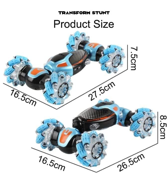 A1 RC Stunt Car – 2.4GHz 4WD Gesture Sensor Car with 360° Flips, Lights & Music
