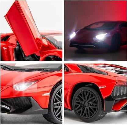 EUPHORIA RK Toys Remote Control Racing Car – Rechargeable RC Car with Openable Doors & Steering Remote