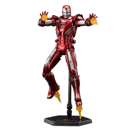 Iron Man Mark 33 Action Figure – 7 Inch 1/10 Scale Marvel Collectible with Interchangeable Hands & Blades