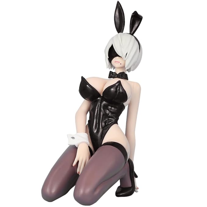 NieR:Automata 2B Bunny Action Figure – Premium Collectible Desk & Office Display