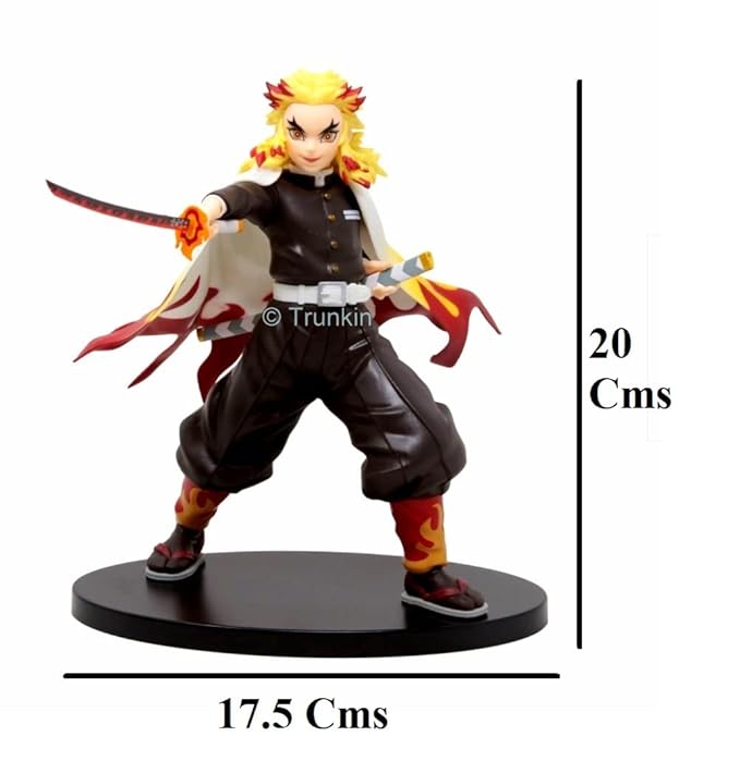 Kyojuro Rengoku Flame Attack Figure – 20cm Premium Demon Slayer Collectible Statue