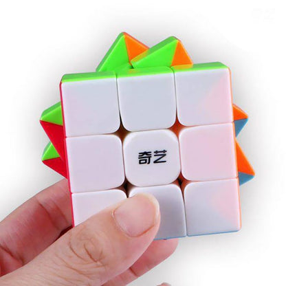 HAWKISTER Qiyi Warrior S Cube 3×3 Stickerless Professional Speed Magic Cube Puzzle for Kids