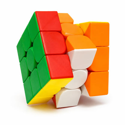 MoYu 3×3 Speed Cube – Stickerless Magic Puzzle Cube with Solution Guide | Puzzle Toy for Kids & Adults