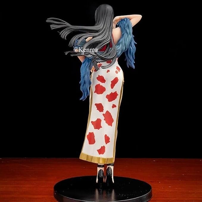 One Piece Boa Hancock 25 CM White Red Dress Figure