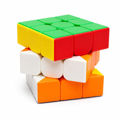 MoYu 3×3 Speed Cube – Stickerless Magic Puzzle Cube with Solution Guide | Puzzle Toy for Kids & Adults