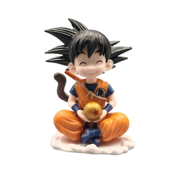 Dragon Ball Sitting Goku Action Figure – Premium PVC Anime Collectible Statue for Desk & Shelf Display