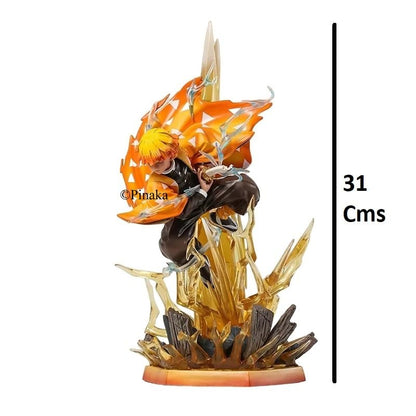 Zenitsu Agatsuma Thunder Breathing LED Statue – 31cm Premium Demon Slayer Collectible Figure