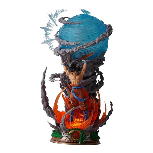 Offo Dragon Ball Z Son Goku Super Saiyan Energy Sphere Figure – Premium Anime Collectible for Dashboard & Desk