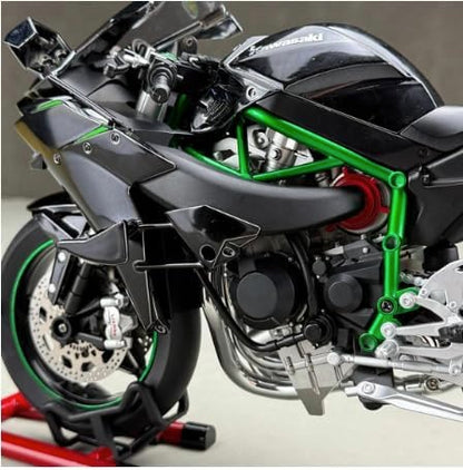 Kawasaki Ninja H2R 1:6 Scale Die-Cast Motorcycle – Metal Superbike with Smoke, LED Lights & Engine Sound