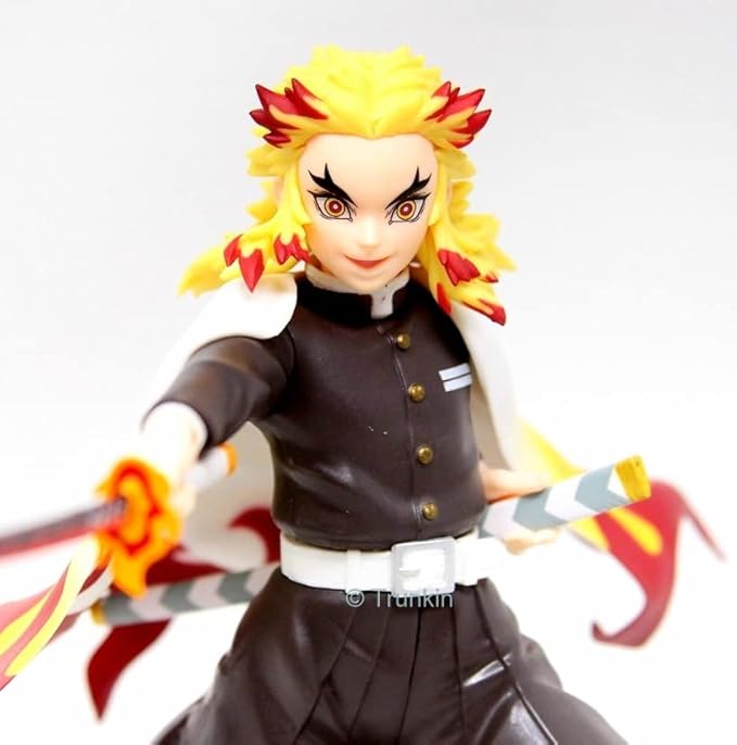 Kyojuro Rengoku Flame Attack Figure – 20cm Premium Demon Slayer Collectible Statue