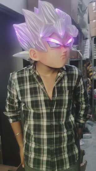 Dragon Ball Z Glowing Mask with Light Effects – Premium Collector Edition by Tibs Studio (Limited Edition)