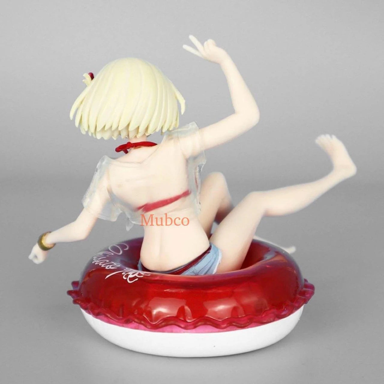 Mubco Lycoris Recoil Chisato Nishikigi Aqua Float Girls Collectible Figure – Multicolor Anime Display Doll