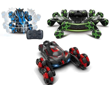 5-Wheel RC Stunt Car – 2.4GHz Deformation Off-Road Climbing Vehicle with 360° Rolling Action