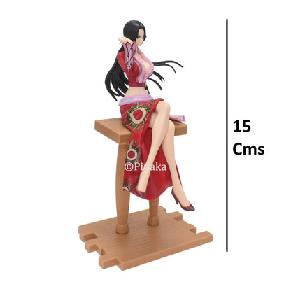One Piece Boa Hancock Sitting Action Figure – 10cm Pirate Anime Collectible Figurine
