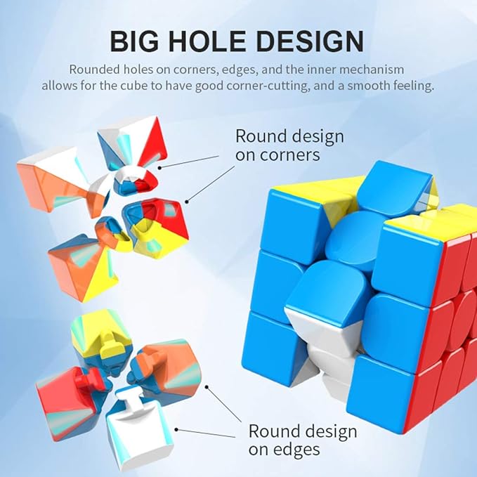 M-Alive MoYu Speed Cube Puzzle Toy – Smooth Turning 3×3 Magic Cube for Kids, Beginners & Puzzle Enthusiasts