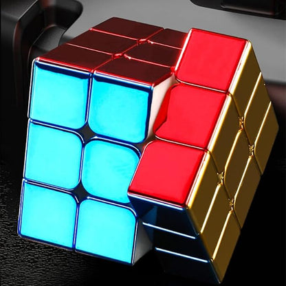 HAWKISTER ShengShou Legend 3×3 M Magnetic Metallic Plated Mirror Reflective Stickerless Speed Cube for Kids