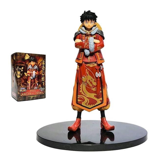 Monkey D. Luffy Battle Pose Figure – 17cm Premium One Piece Collectible Statue