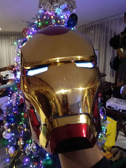 MK50 Iron Man Party Mask – Voice Control Deformation Electric Iron Man Helmet with LED Effects (Limited Edition)