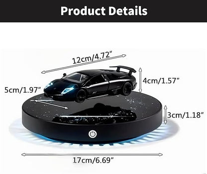 Levitating Car Night Lamp – Floating LED Display with Galaxy Base & Touch Control