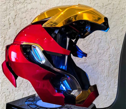 MK50 Iron Man Party Mask – Voice Control Deformation Electric Iron Man Helmet with LED Effects (Limited Edition)