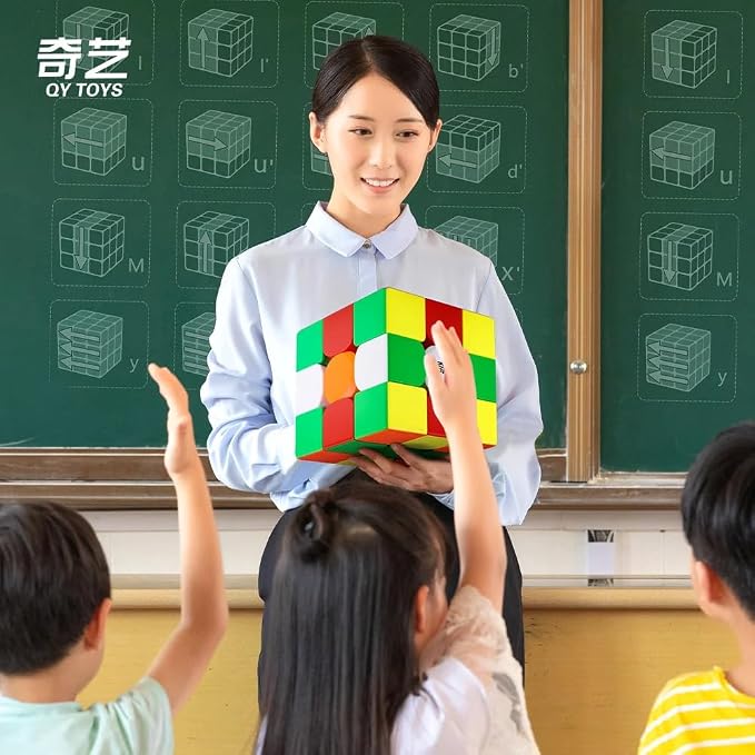 HAWKISTER QiYi Warrior Plus 3×3 Big Speed Cube – 18.8cm Large Magic Cube Puzzle for All Ages