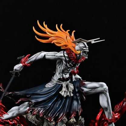 Ichigo Hollow Warrior Statue – Premium Bleach Collectible Action Figure with Display Base