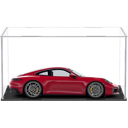 Premium Clear Acrylic Display Case – 10 x 5 x 5 Inch Self-Assembly Collectible Display Box